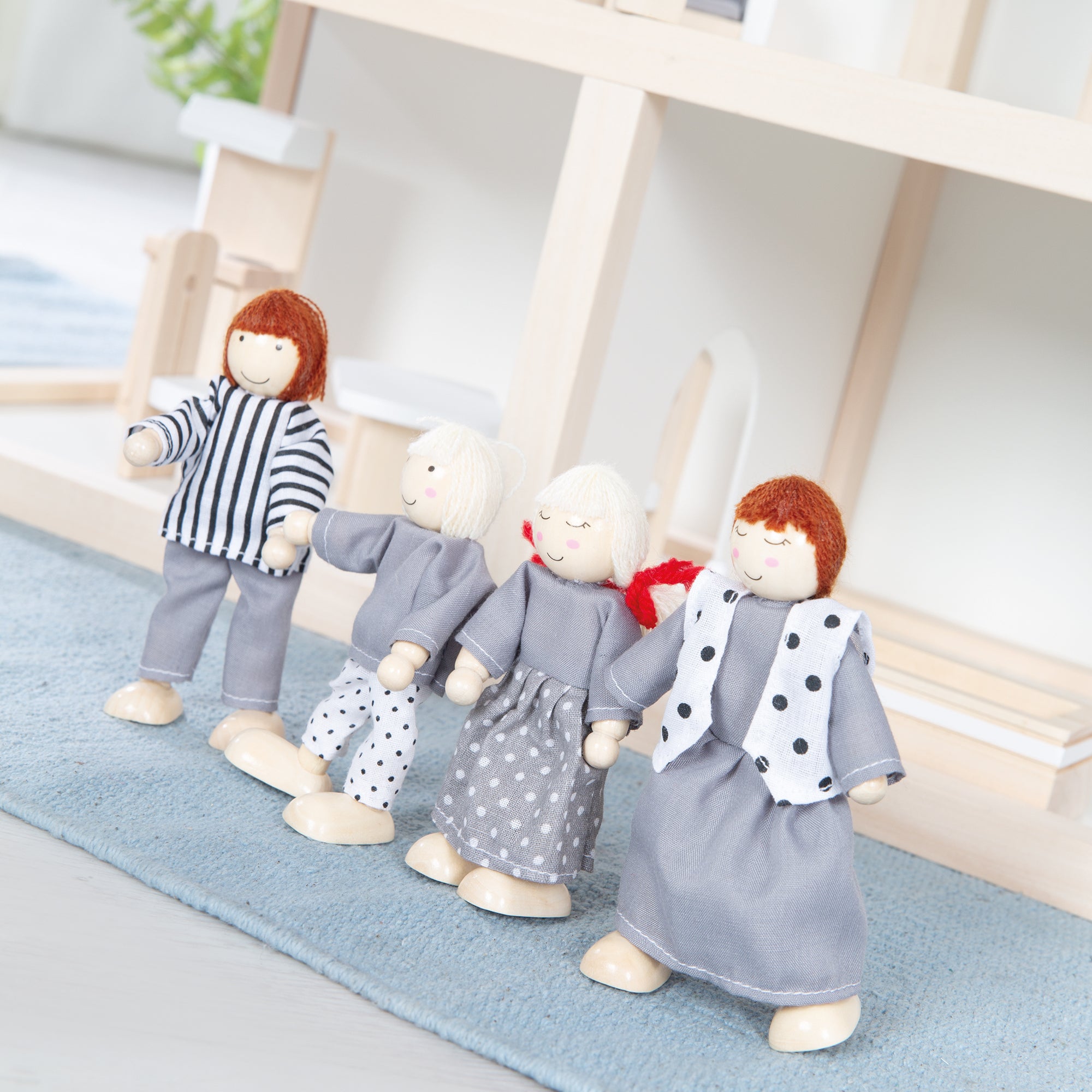 Roba 9457BC Puppenhaus Weiß und Natur – Puppenmöbel & Häuser - Bild 9 Roba 9457BC Puppenhaus Weiß und Natur – Puppenmöbel & Häuser - Produktbild 9