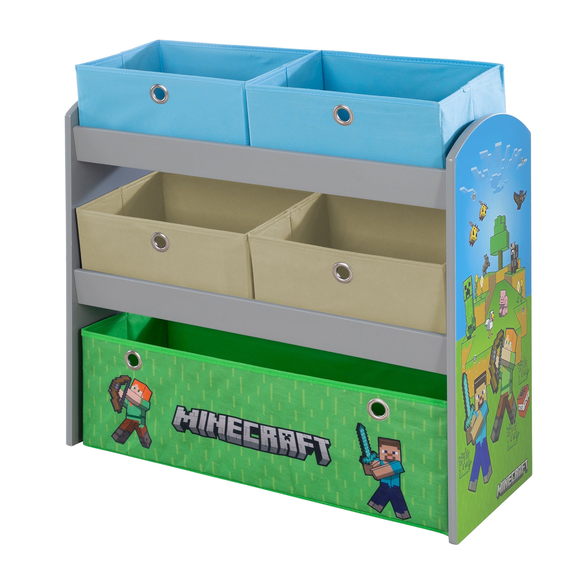 Roba 450159MC SPIELREGAL MIT STOFFBOXEN - Spielregal - Produktbild 1