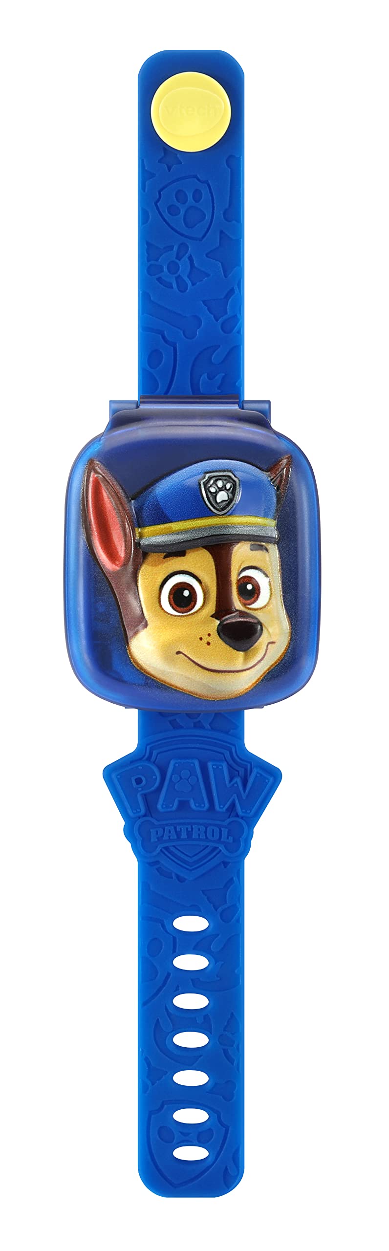 VTech Chase-Lernuhr interaktive Kinderuhr mit Lernspielen ab 3 Jahren VTech Chase-Lernuhr aus Kunststoff mit Chase-Design, 10 Ziffernblättern, Wecker, Timer, Stoppuhr, 4 Lernspiele, Originalstimme, kindersicher, ab 3 J., Spielzeug