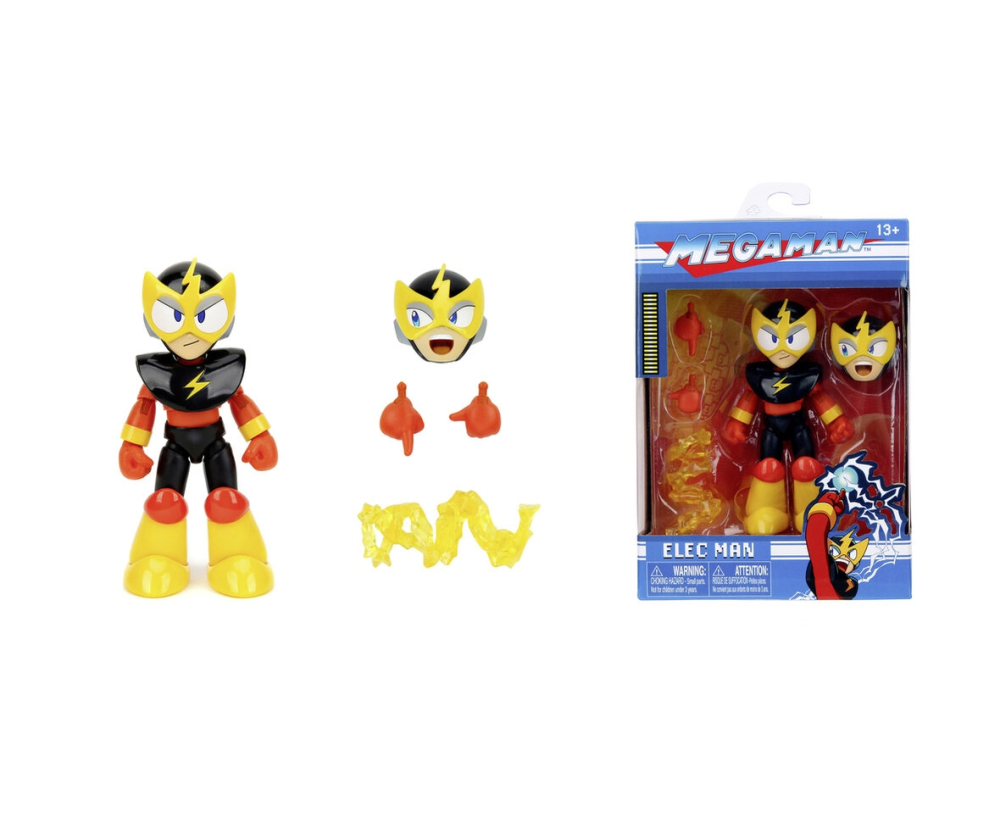 Jada Mega Man Elec Man 4,5" Figure Jada Mega Man Elec Man 4,5" Figure