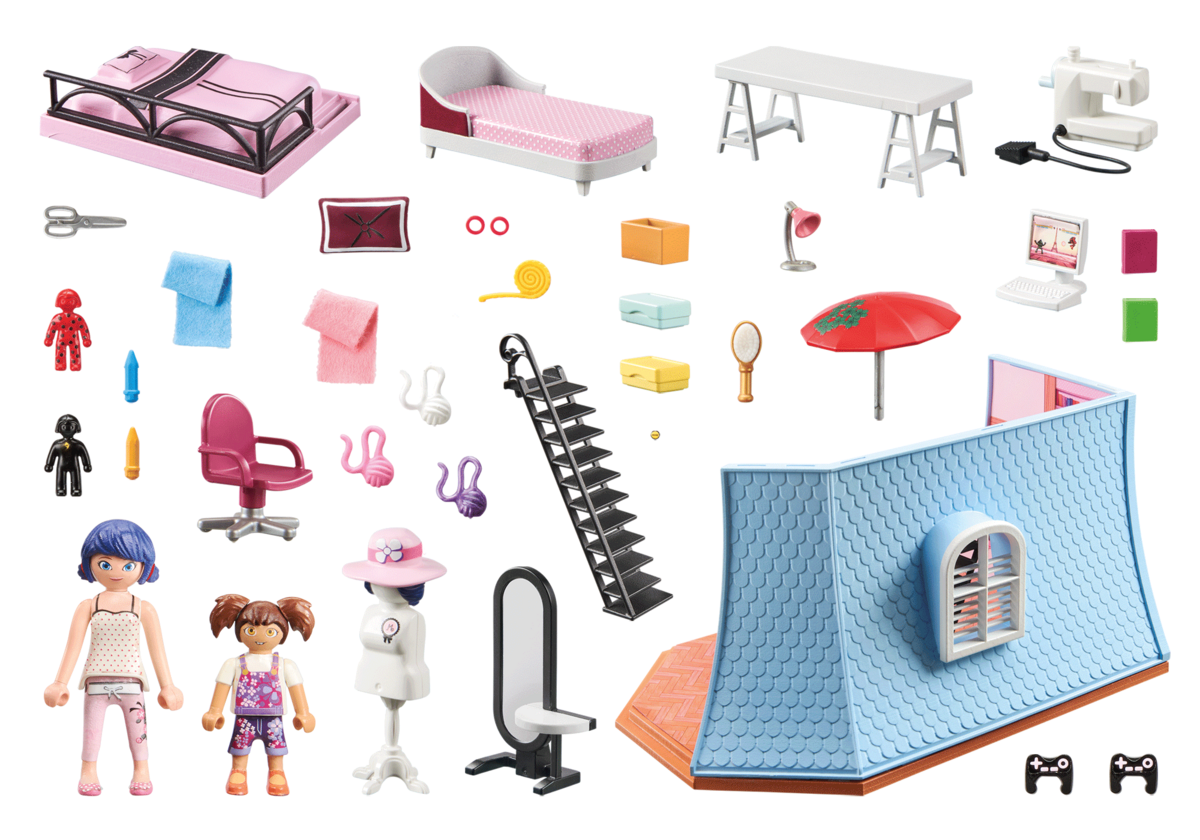 PLAYMOBIL 71334 Miraculous: Marinettes Loft PLAYMOBIL 71334 Miraculous: Marinettes Loft