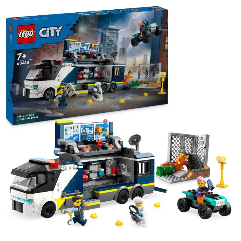 LEGO 60418 Polizeitruck Mit Labor LEGO, 60418, Polizeitruck, Mit, Labor