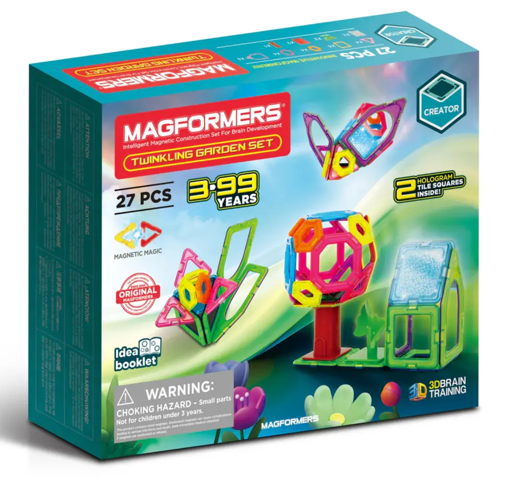 Magformers, Twinkling, Garden, Set, 27tlg. Magformers Twinkling Garden Set 27tlg.