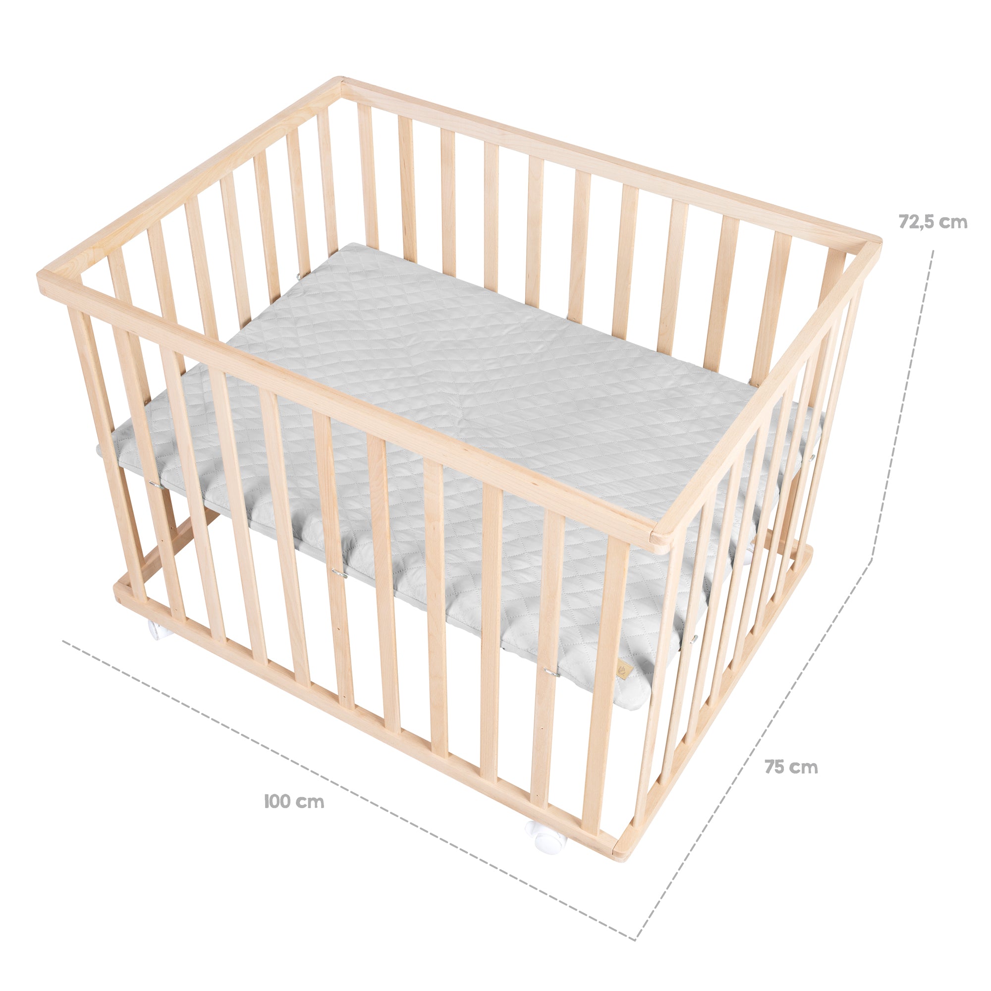 Roba 0241NAV230 Laufgitter 100x75 grau Bio Buche natur - Bild 6 Roba 0241NAV230 Laufgitter 100x75 grau Bio Buche natur - Produktbild 6