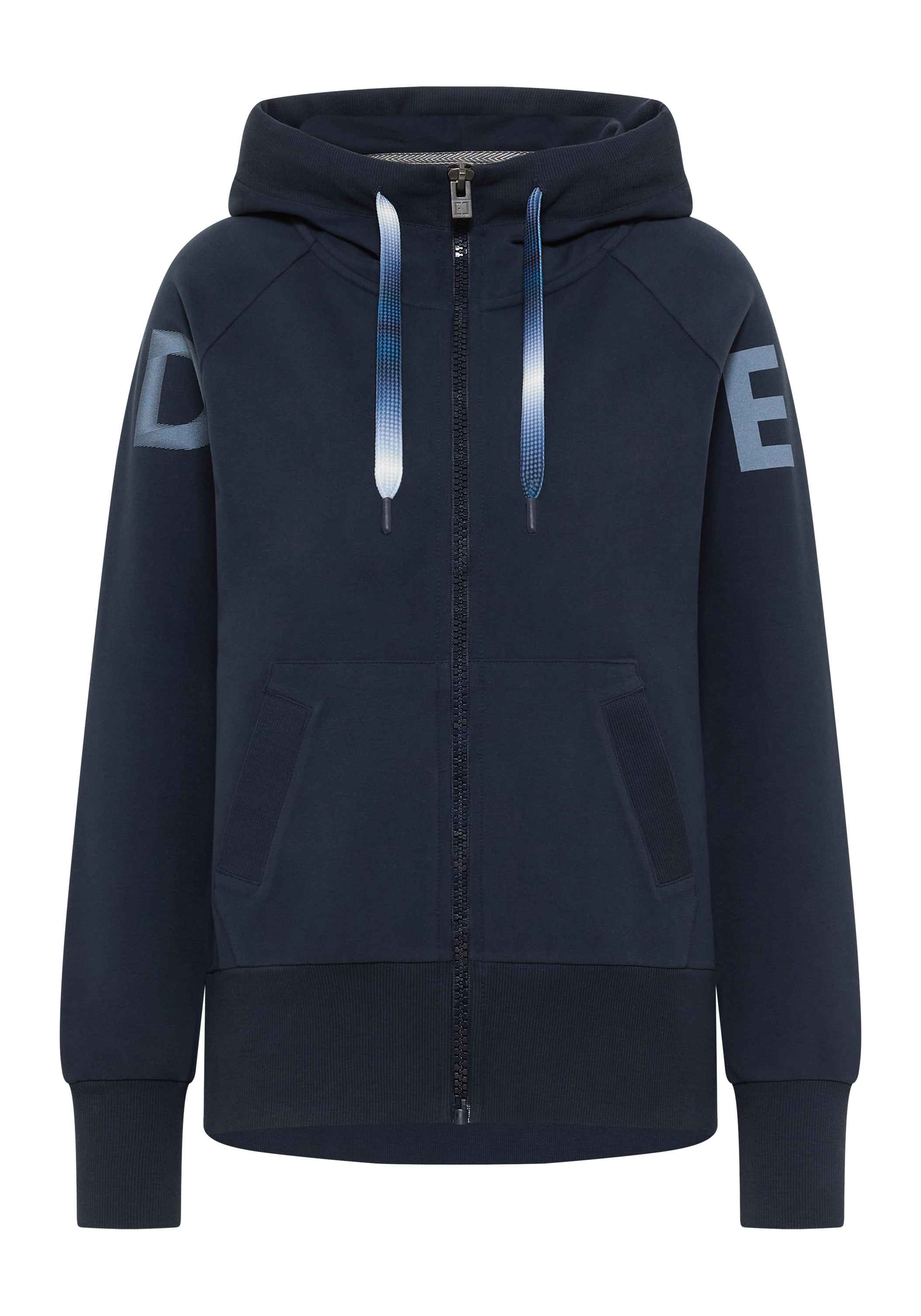 Elbsand Kala Sweatjacke in Dunkelblau, Produktfoto 1.