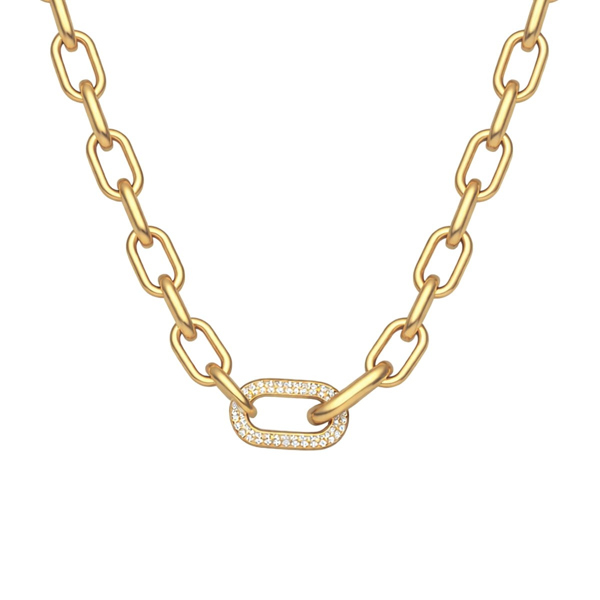 Bering 469-27-450 Kette, Damen, Arctic Pavé, Gold