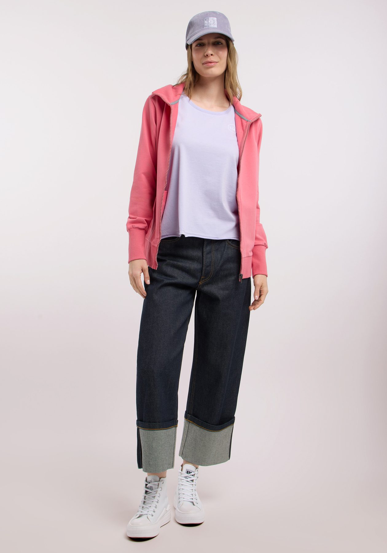 Elbsand Alvis Sweatjacke in Hellrosa Elbsand Alvis Sweatjacke in Hellrosa