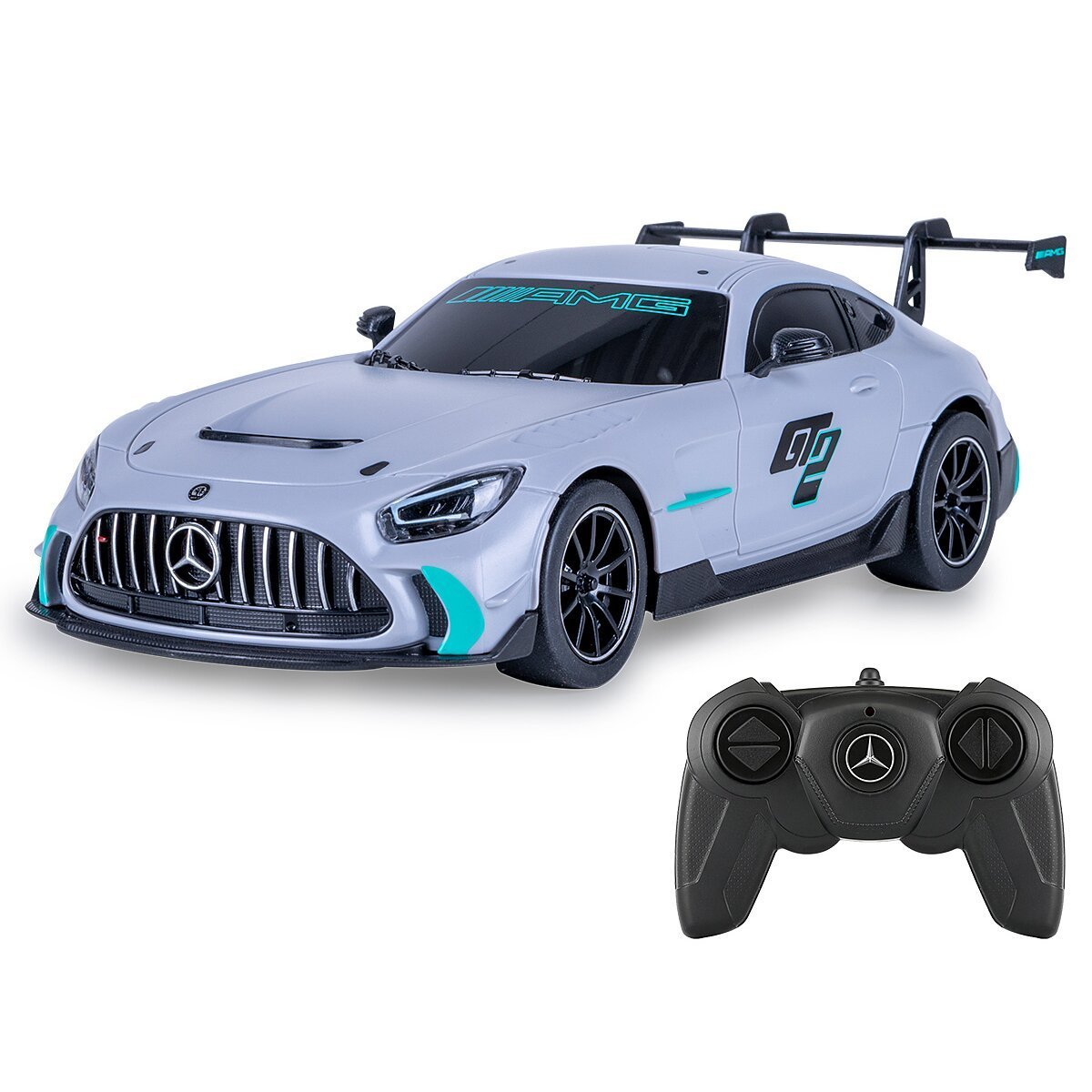 JAMARA Mercedes-AMG GT2 1:24 grau 2,4GHz ab 6 Jahren