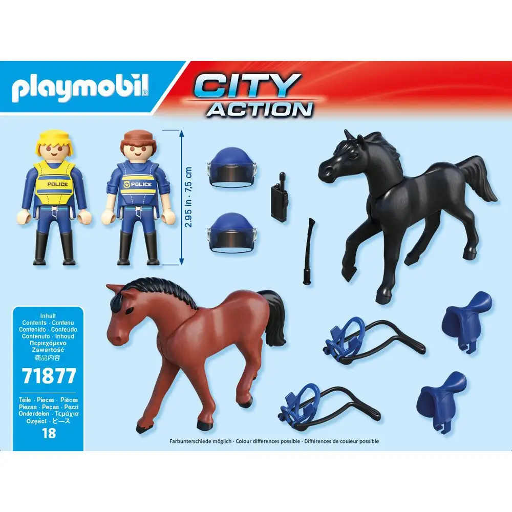 PLAYMOBIL 71877 Polizeireiterstaffel PLAYMOBIL 71877 Polizeireiterstaffel