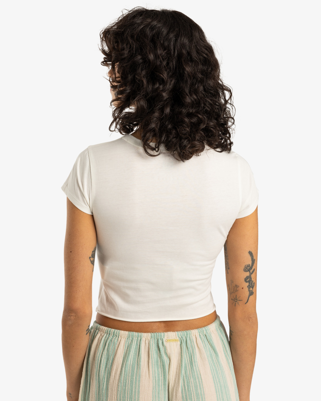 Zurück, Person, T-shirt, Erwachsener, Frau