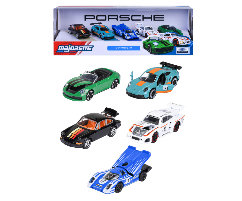Majorette Porsche 5 Pieces Giftpack Majorette Porsche 5 Pieces Giftpack