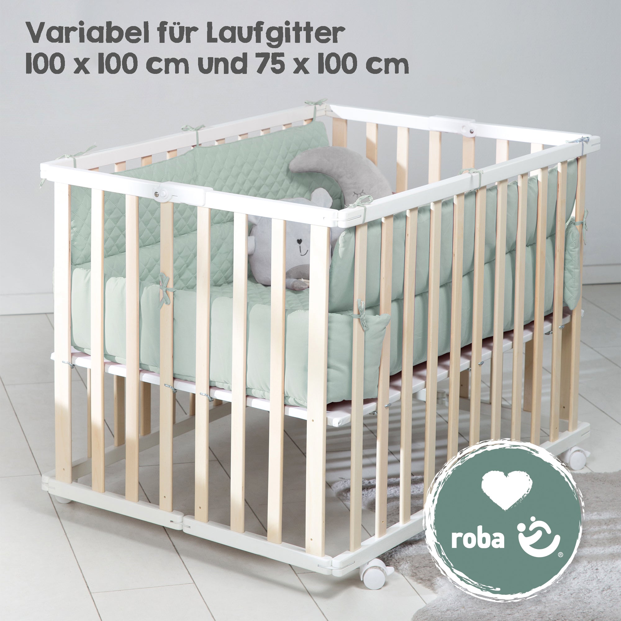 Roba 377077V241 Universal-Laufgittereinlage grün frosty green – Laufgittereinlagen - Bild 6 Roba 377077V241 Universal-Laufgittereinlage grün frosty green – Laufgittereinlagen - Produktbild 6