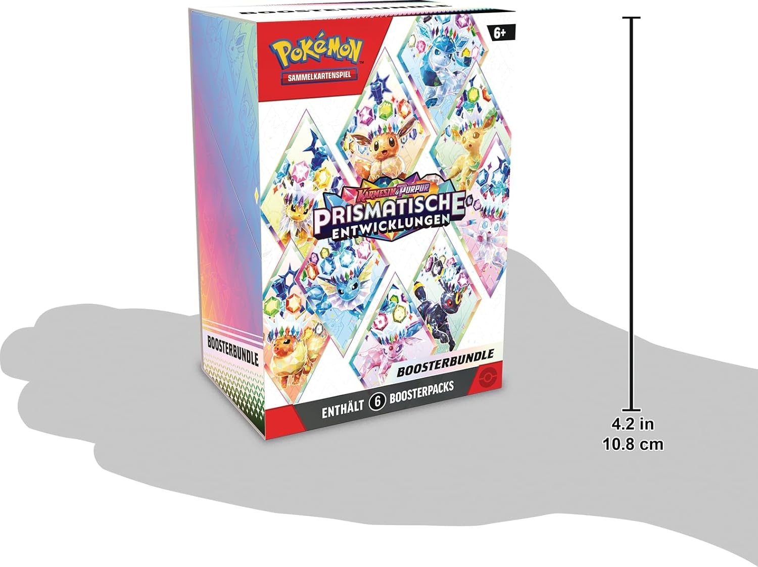 Pokémon Boosterbundle Karmesin & Purpur – Prismatische Entwicklungen DE