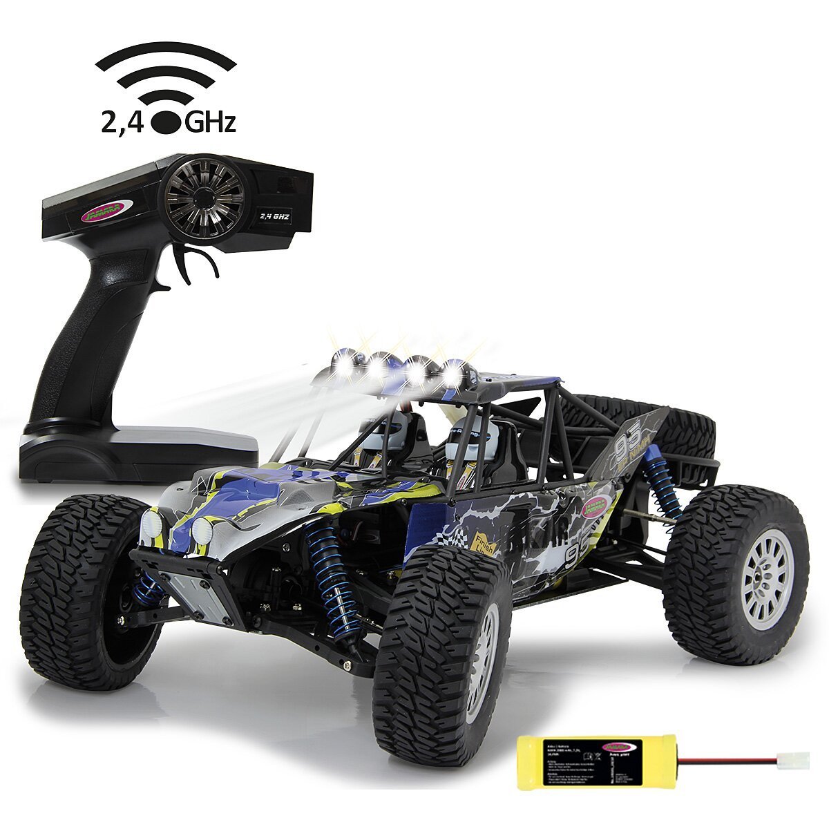JAMARA Dakar Desertbuggy 4WD 1:10 NiMh 2,4GHz mit LED ab 14 Jahren