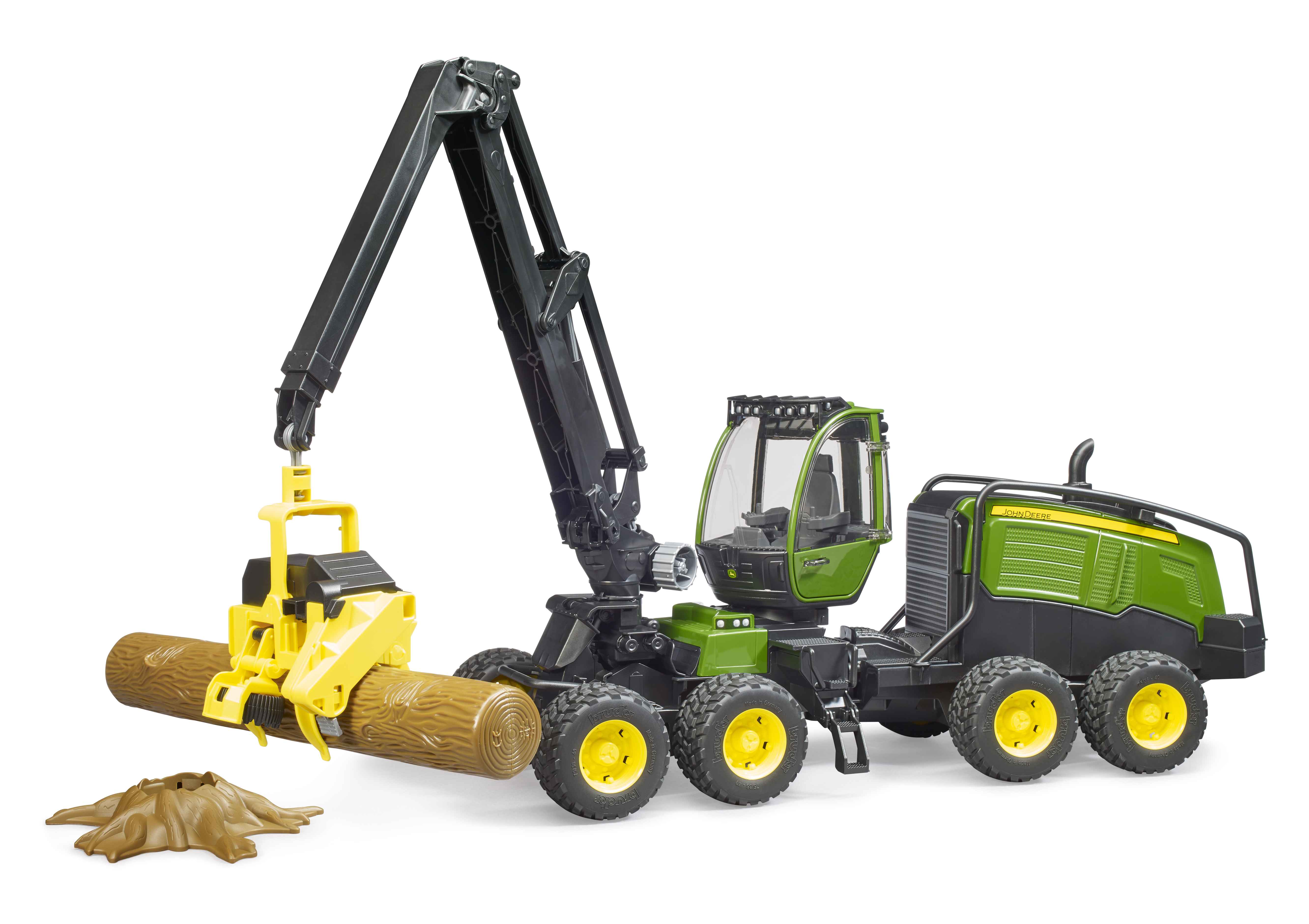 BRUDER 02135 - John Deere 1270G Harvester mit 1 Baumstamm - Bild 6 BRUDER 02135 - John Deere 1270G Harvester mit 1 Baumstamm - Bild 6