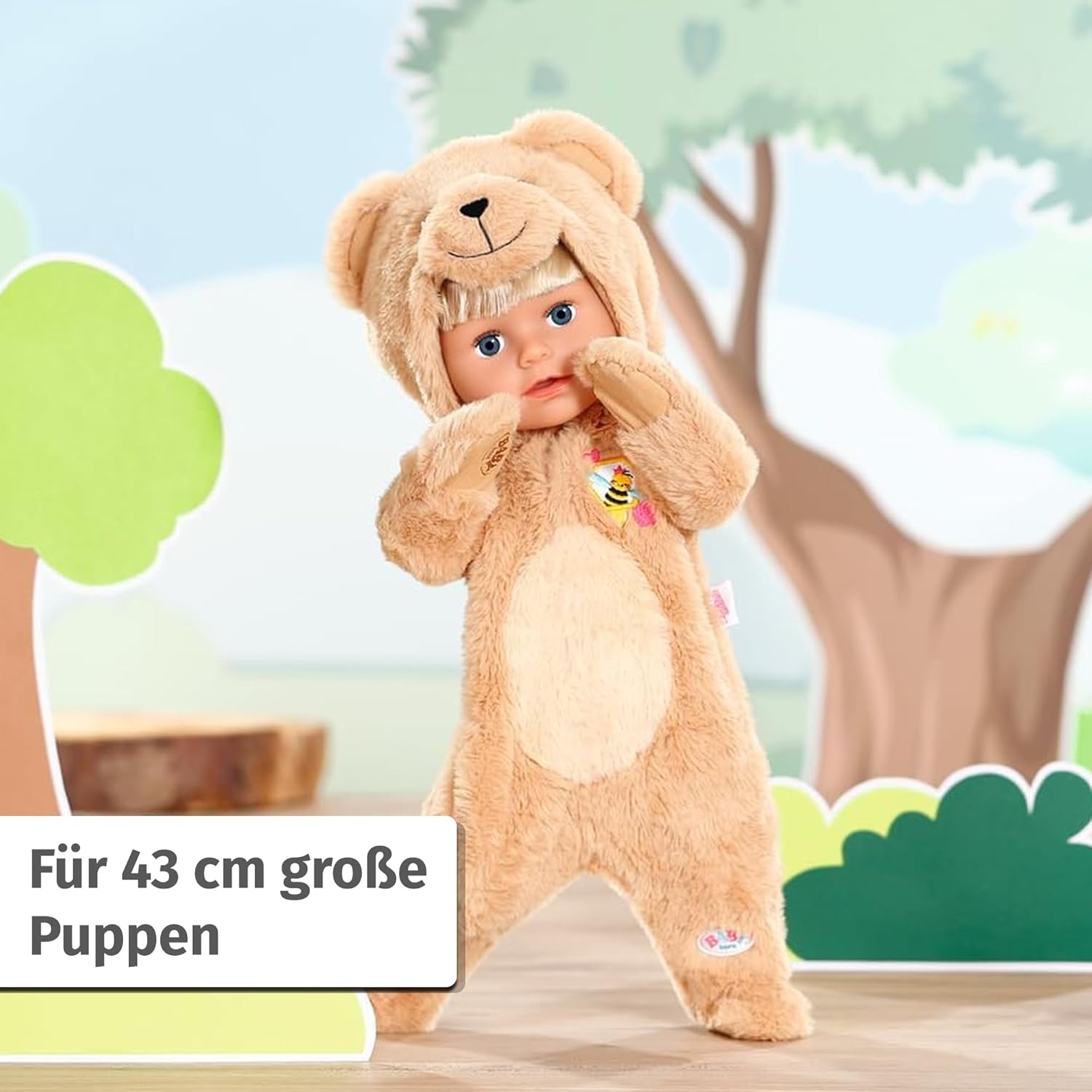 BABY born® Bär Kuschelanzug 43cm