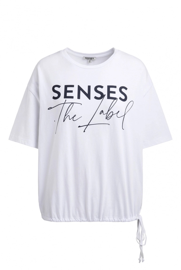SENSES T-Shirt TOM:BE mit Tunnelzugsaum opticwhite SENSES T-Shirt TOM:BE mit Tunnelzugsaum opticwhite