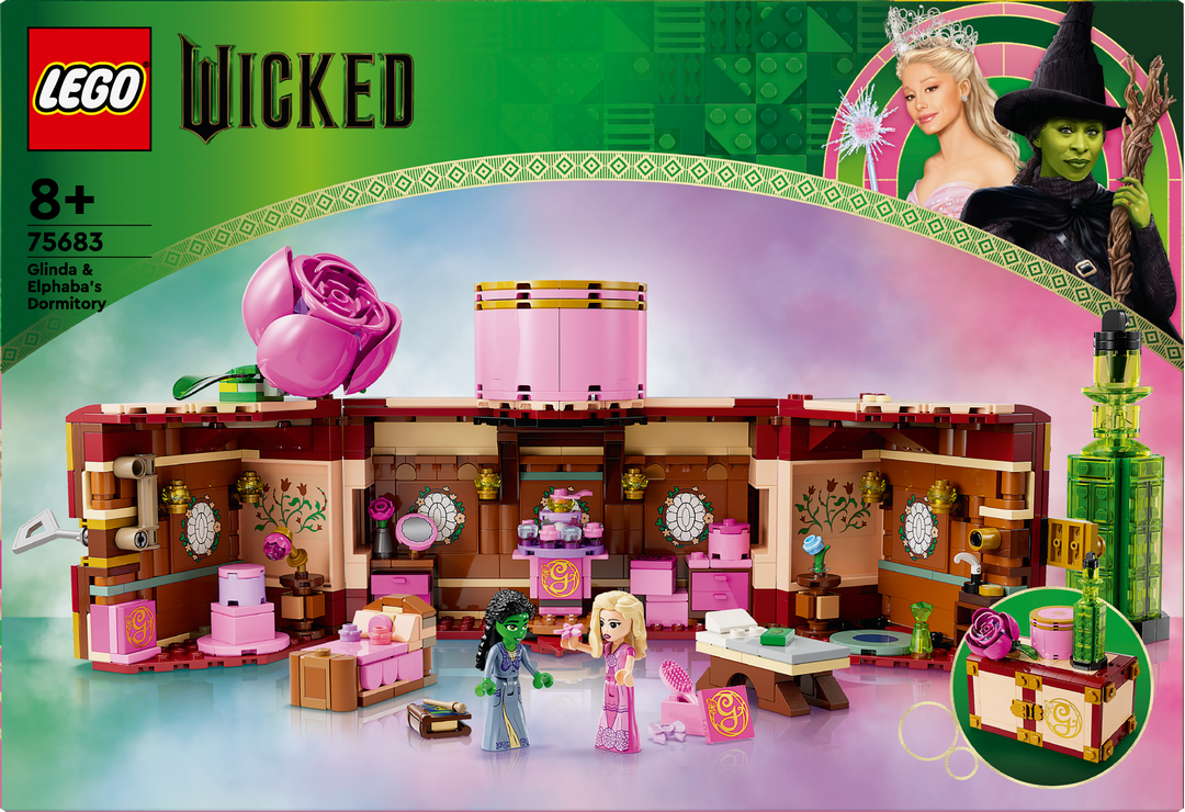 LEGO® Wicked Glindas und Elphabas Schlafsaal 75683 Erwachsener, Weiblich, Person, Frau, Figur