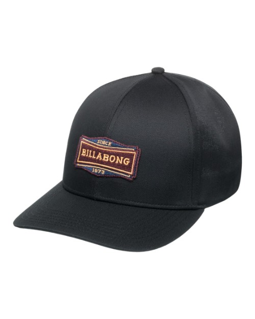 Billabong Walled Snapback-Cap für Männer. Schwarz Billabong, Walled, Snapback-Cap, für, Männer., Schwarz, Baseball-Kappe, Mütze, Kleidung, Hut, Schutzhelm