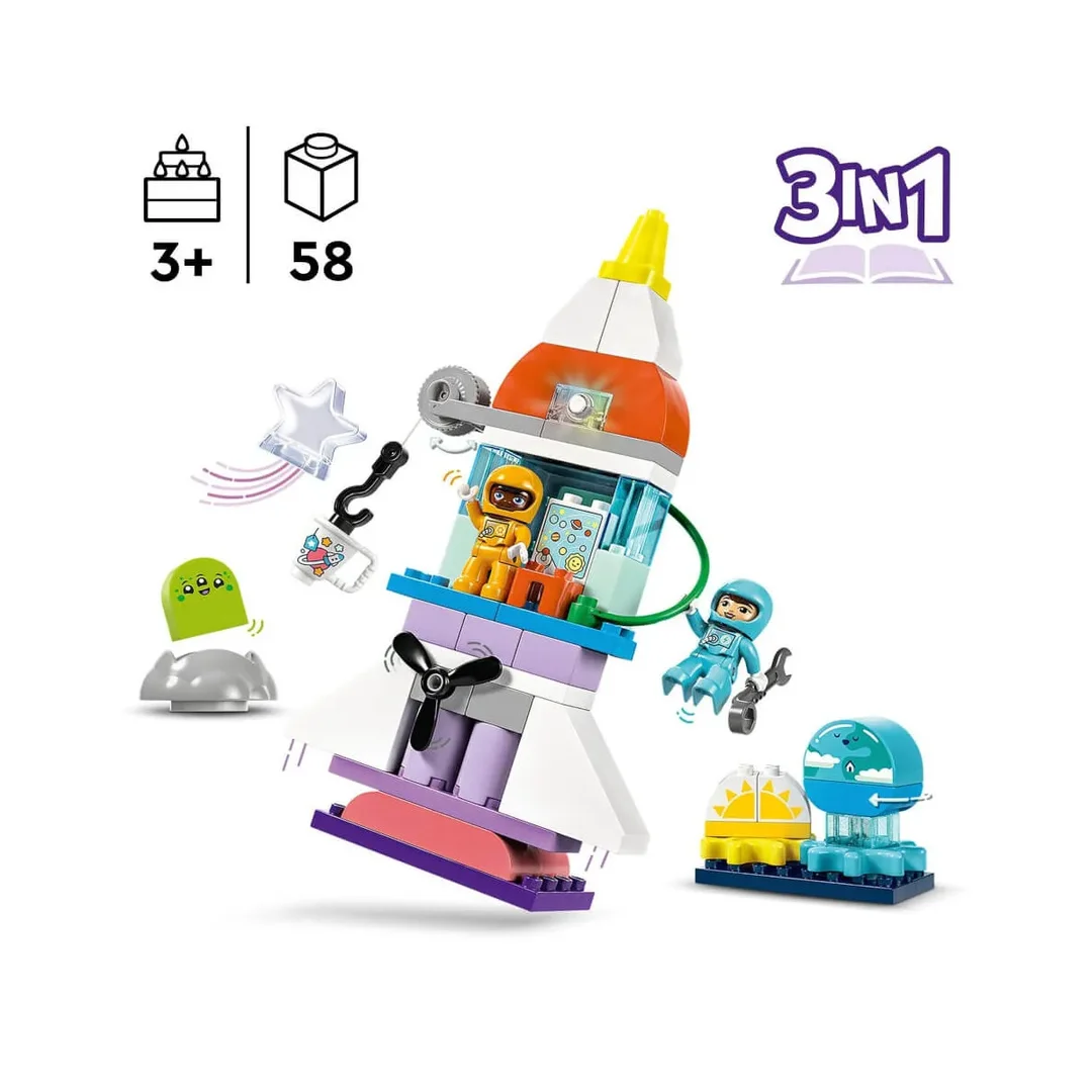 LEGO® DUPLO® 3-In-1-Spaceshuttle Für Viele Abenteuer 10422 LEGO® DUPLO® 3-In-1-Spaceshuttle Für Viele Abenteuer 10422