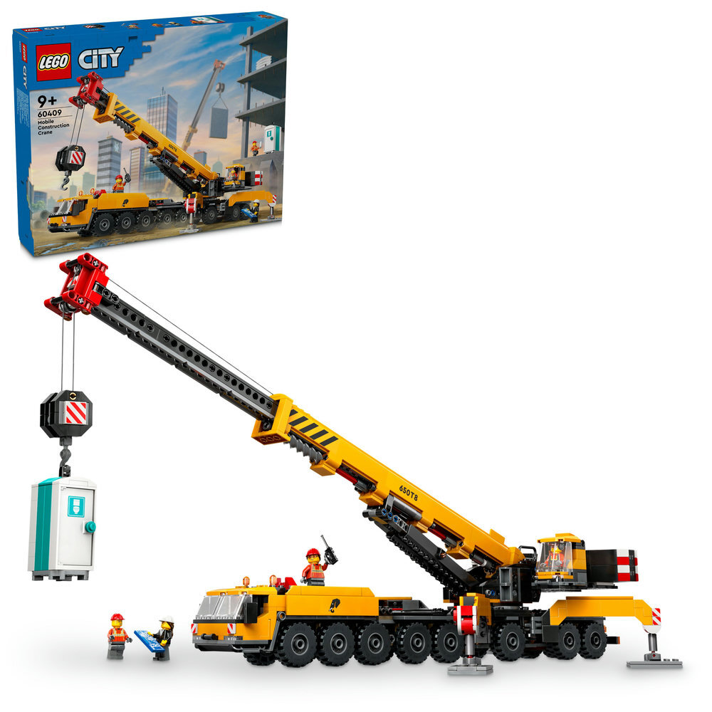 LEGO® City Mobiler Baukran 60409 Baugewerbe, Baukran, Maschine, Rad