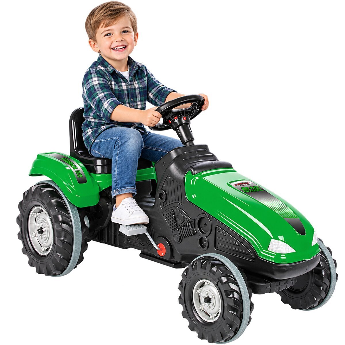 JAMARA Trettraktor Big Wheel grün ab 3 Jahren