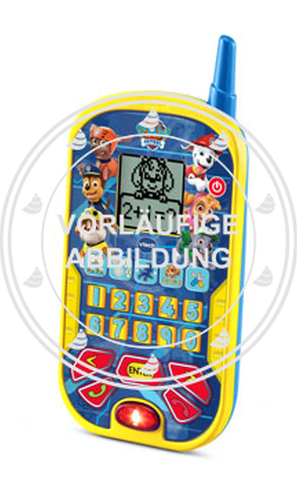 VTech PAW Patrol Lernhandy interaktiver Lern-Telefon, ab 2 Jahren VTech PAW Patrol Lernhandy mit originalen Serienstimmen, LCD-Display, 10 Zahlentasten, 5 Menüknöpfen, 6 Charaktertasten, 4 Lernspielen Zahlen, Rechnen, Vergleich, Rollenspiele, kindersicher, 2 × AAA, ab 2 Jahren, Elektronik, Elektronik