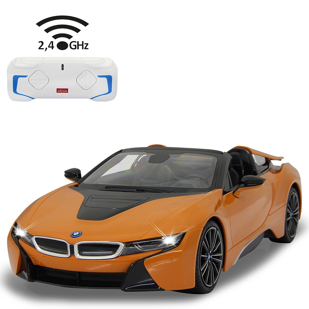 JAMARA BMW I8 Roadster 1:12 orange 2,4GHz ab 6 Jahren