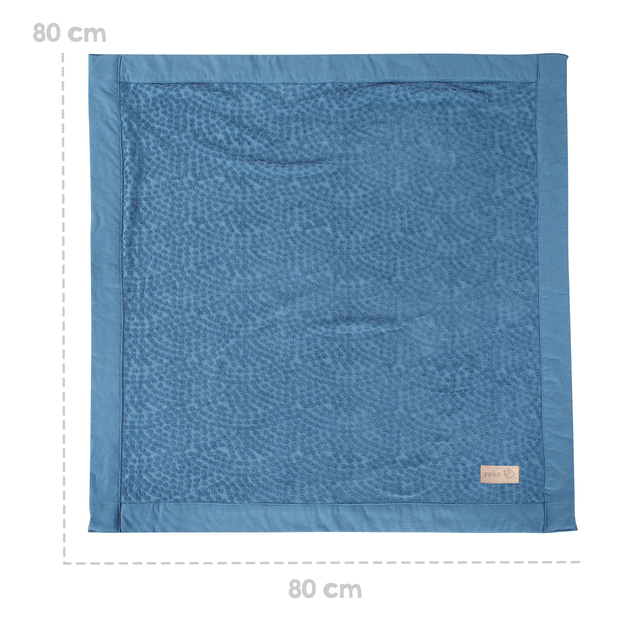 Roba 306111G282 Babydecke 'Seashells' indigo blau – Heim Textilien - Bild 4 Roba 306111G282 Babydecke 'Seashells' indigo blau – Heim Textilien - Produktbild 4