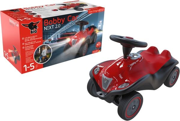 BIG 800056238 Big Bobby Car Next 2.0 Rot BIG, 800056238, Big, Bobby, Car, Next, 2.0, Rot, Person, Rasen, Rasenmäher, Pflanze, Werkzeug