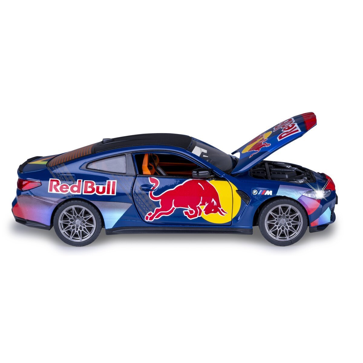 JAMARA BMW M4 Diecast 1:23 blau inkl. Knopfzellen ab 3 Jahren JAMARA BMW M4 Diecast 1:23 blau inkl. Knopfzellen ab 3 Jahren