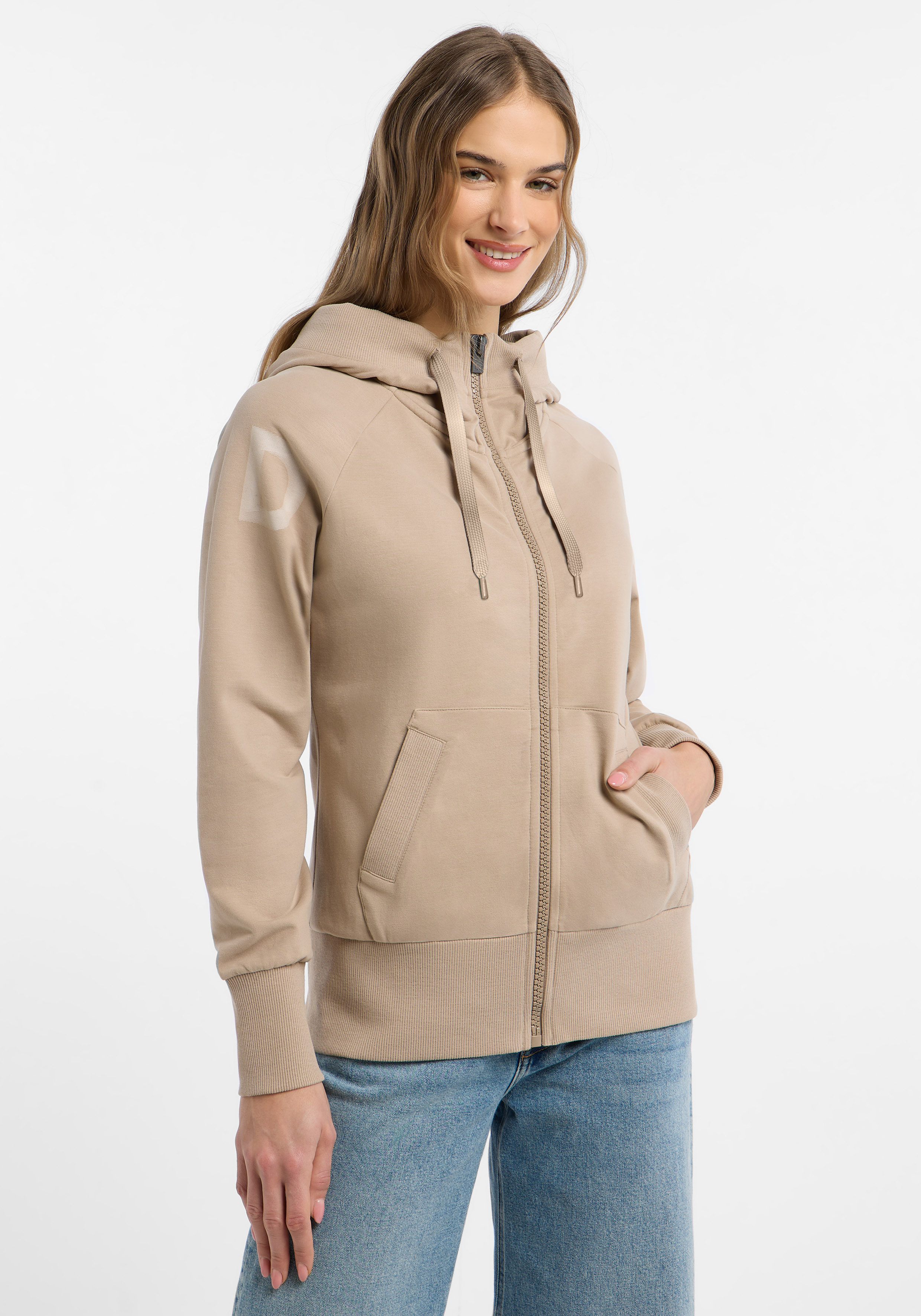 ELBSAND SWEATJACKE, KALA, BEIGE von Elbsand bei Conquest. Artikel ELB 70909/2180.
