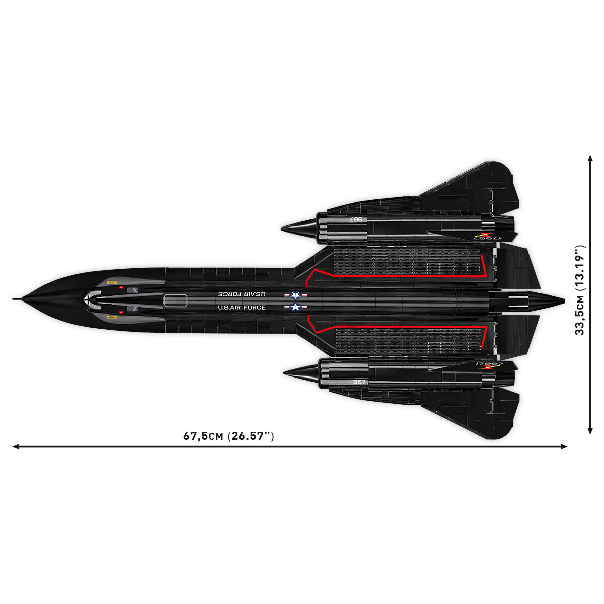 COBI 5891 - Lockheed SR-71 Blackbird - Bild 11 COBI 5891 - Lockheed SR-71 Blackbird - Bild 11