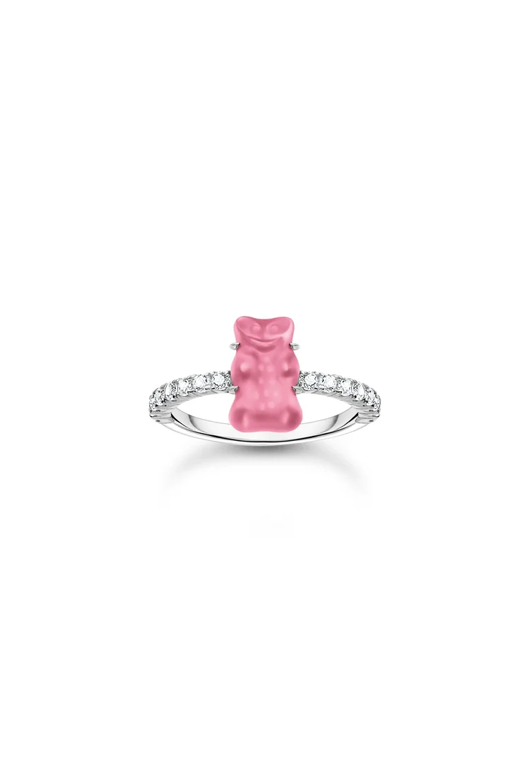 Thomas Sabo Ring Haribo Mit Mini Golbär Gr. 54 Gold Pink Silber TR2459-052-9-54 Thomas, Sabo, Ring, Haribo, Mit, Mini, Golbär, Gr., 54, Gold, Pink, Silber, TR2459-052-9-54