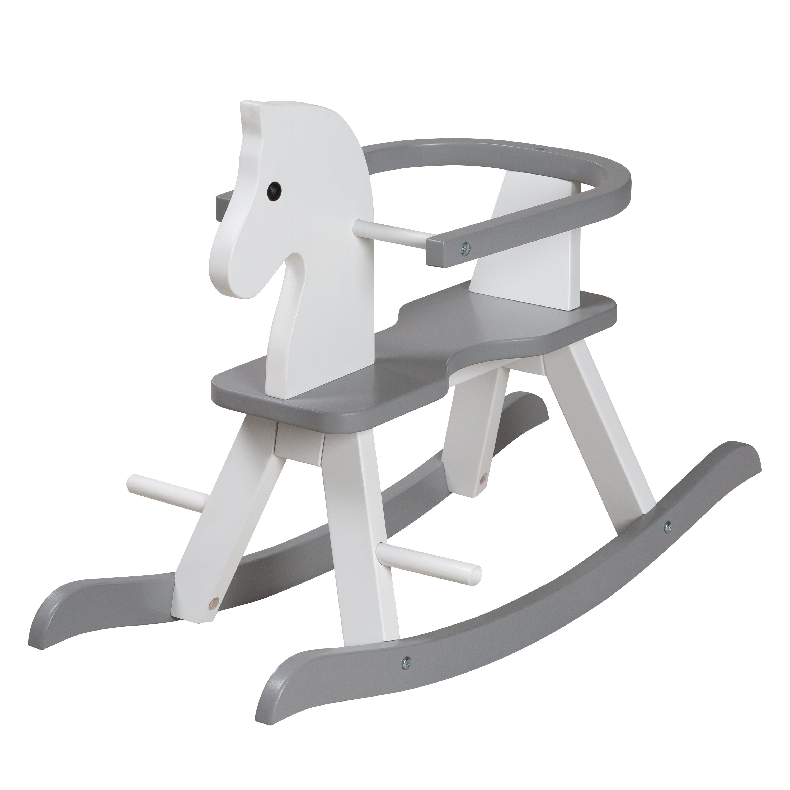 Roba 6918W Schaukelpferd grau-weiß – Spielen & Spaß - Produktbild 3