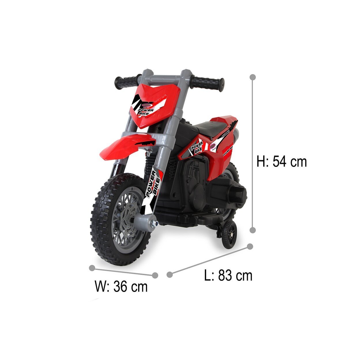 JAMARA Ride-on Motorrad Power Bike rot 6V ab 24 Monaten JAMARA Ride-on Motorrad Power Bike rot 6V ab 24 Monaten