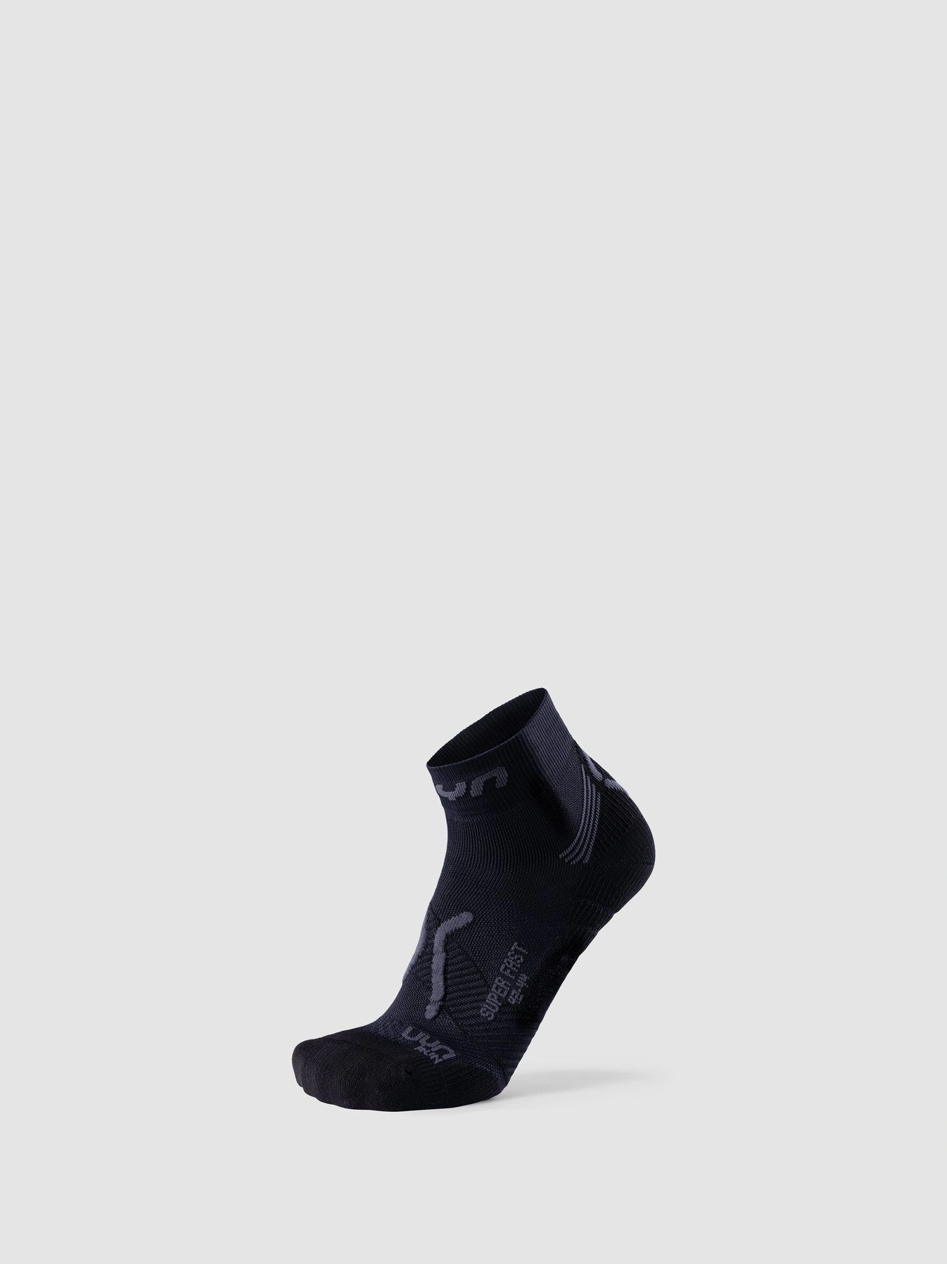 UYN Herren Laufsocken Super Fast S100065B014 - Schwarz/Anthrazit UYN Herren Laufsocken Super Fast S100065B014 - Schwarz/Anthrazit