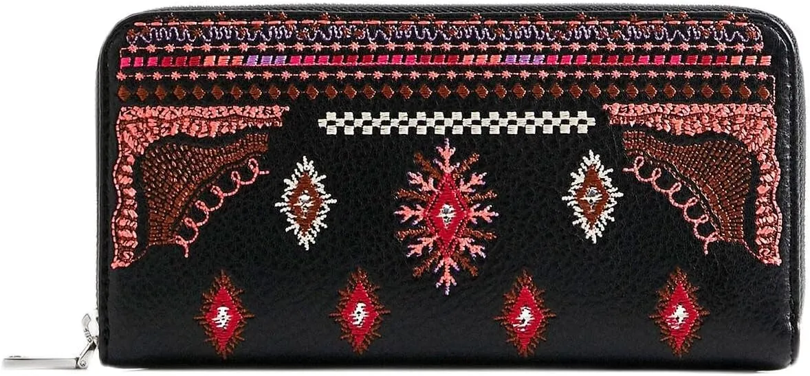 Desigual Damen Geldbörse 22SAYP20 - Schwarz/Bunt Desigual Damen Geldbörse 22SAYP20 - Schwarz/Bunt