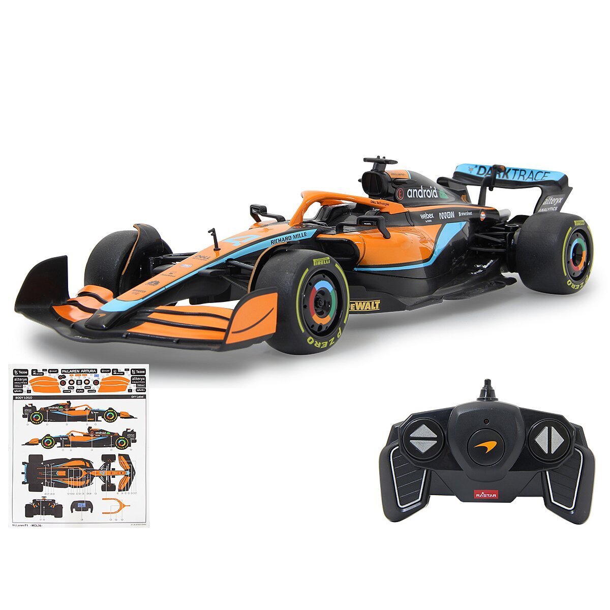 JAMARA McLaren MCL36 1:18 orange 2,4GHz ab 6 Jahren