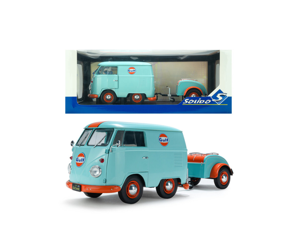 Solido 1:18 Cool Combi Oil Tribute blau