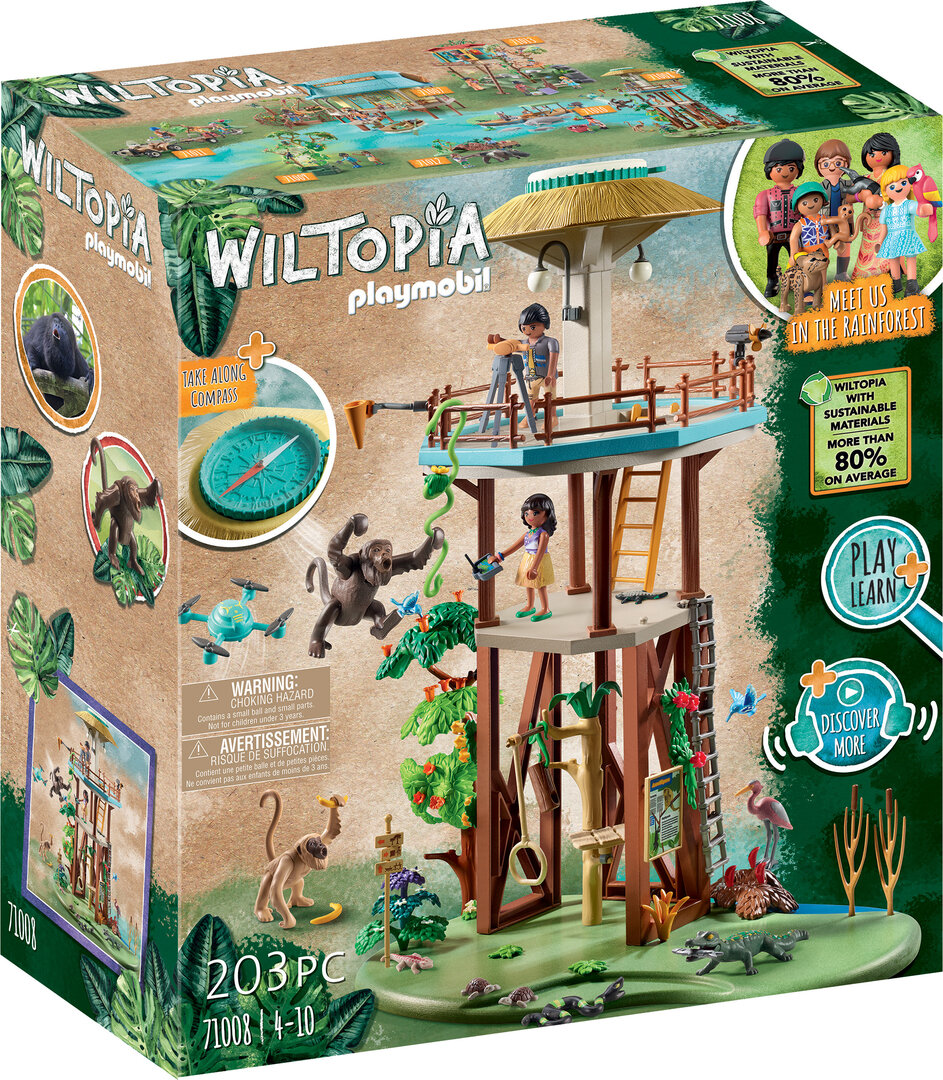 PLAYMOBIL_71008_Wiltopia_-_Forschungsturm_mit_Kompass