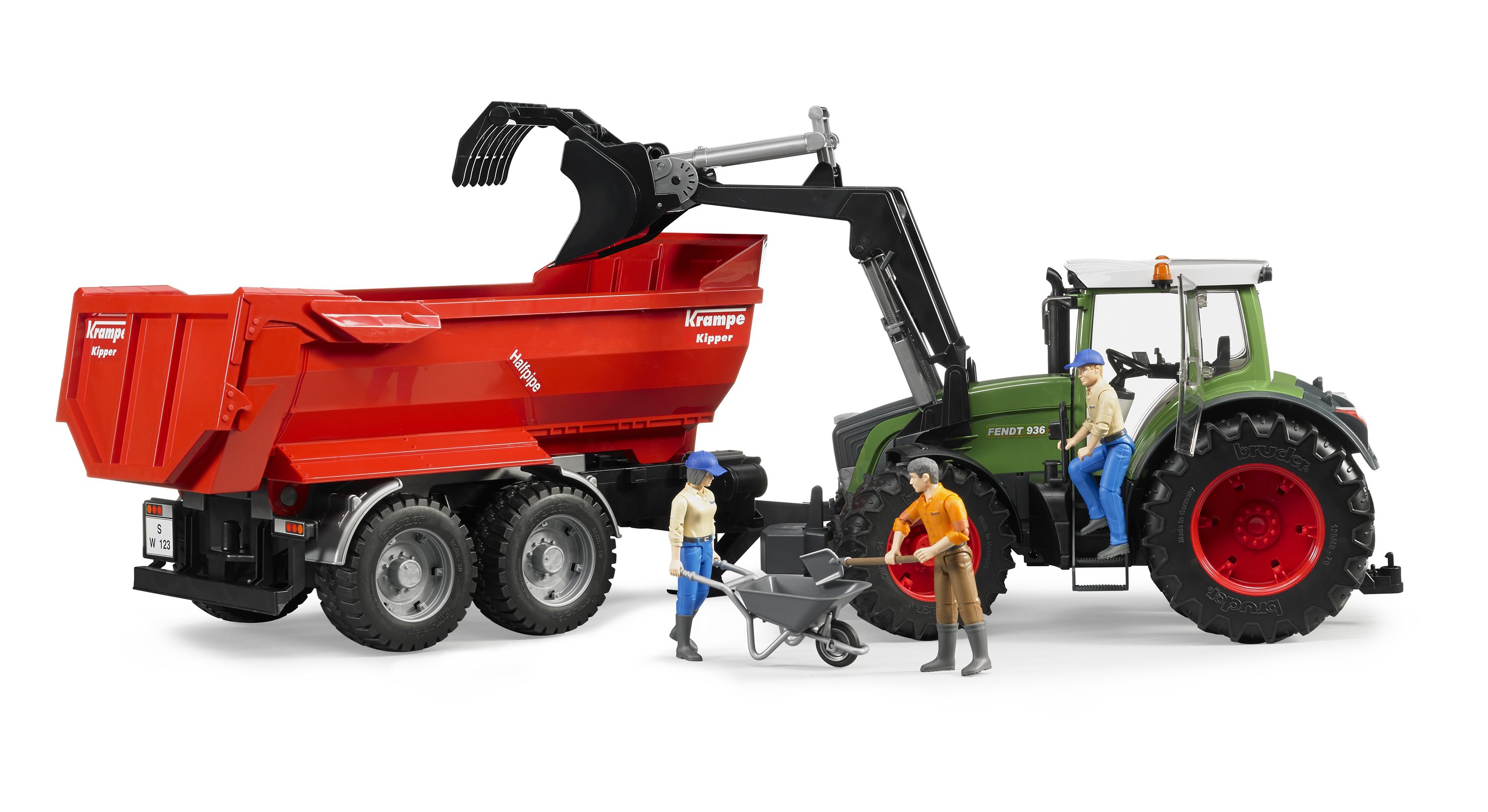 BRUDER 03041 - Fendt 936 Vario mit Frontlader - Bild 2
