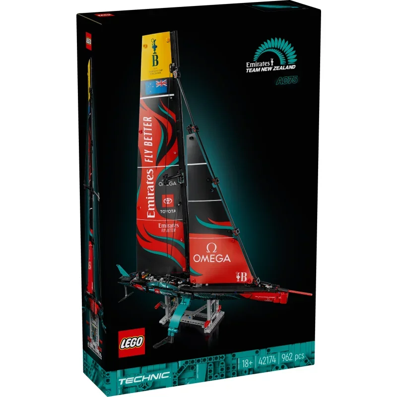 LEGO® 42174 Technic - Emirates Team New Zealand AC75 Rennjacht LEGO®, 42174, Technic, -, Emirates, Team, New, Zealand, AC75, Rennjacht