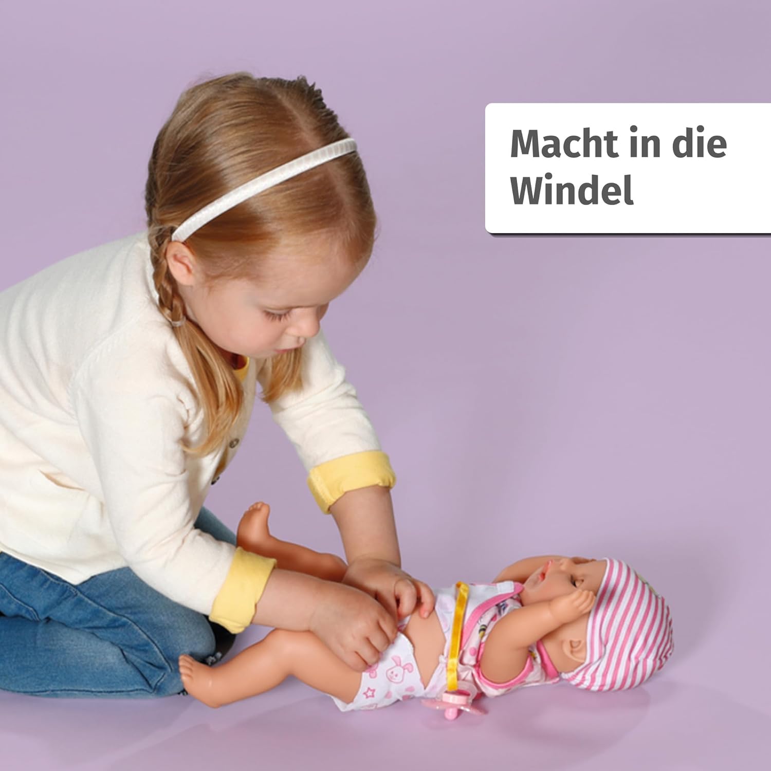 BABY born® Little Baby Girl DE - 36 cm große Babypuppe mit 7 Funktionen Neugeborenes, Person, Fotografie, Portrait, Kind