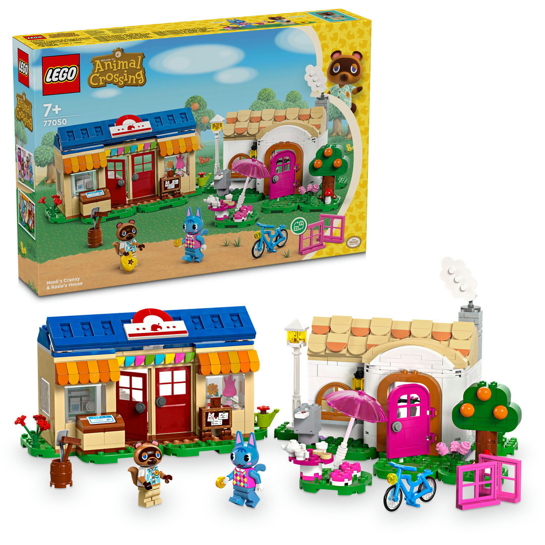 LEGO® Animal Crossing™ Nooks Laden und Sophies Haus Spielzeug mit Figuren 77050 Spielzeug, Spielbereich