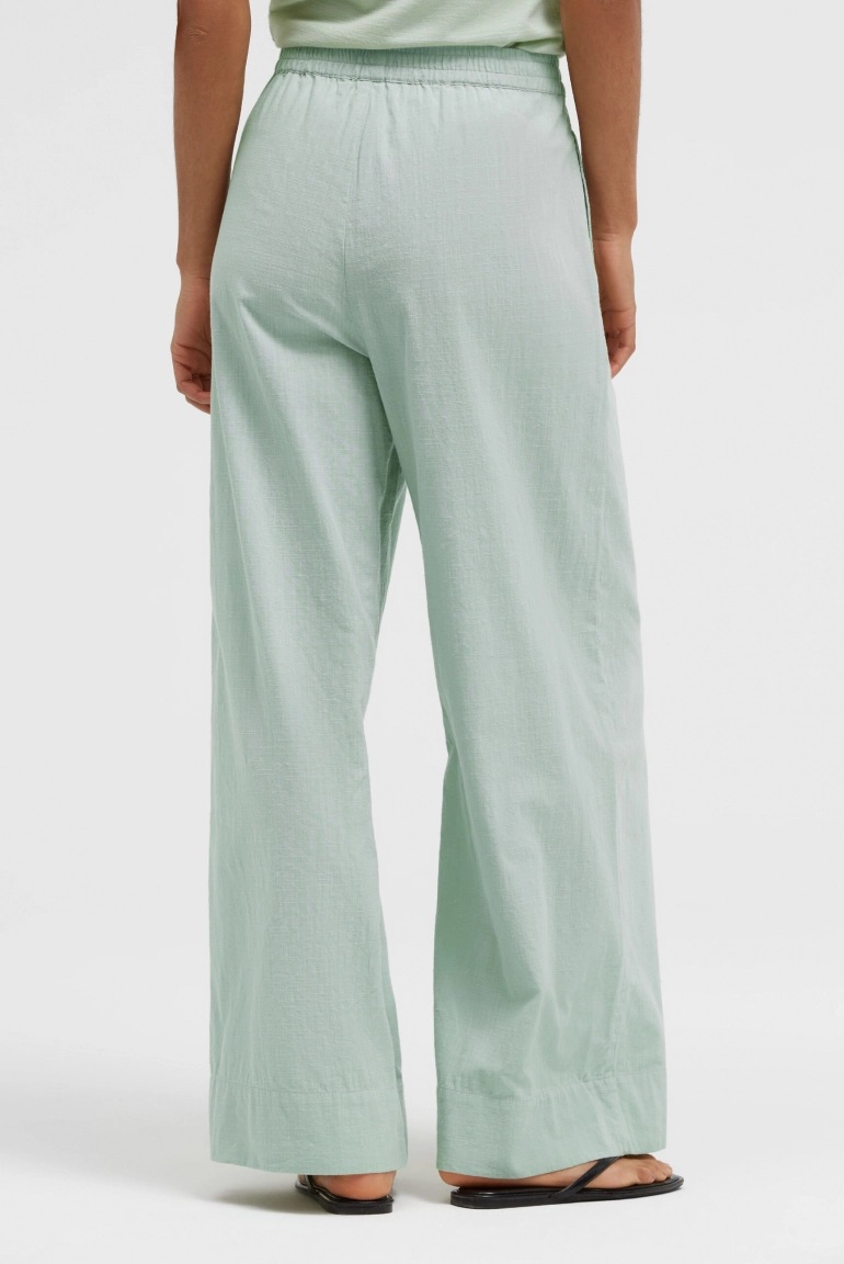 SENSES Wide Leg Hose PO:EM mit Elastikbund pastel lime
