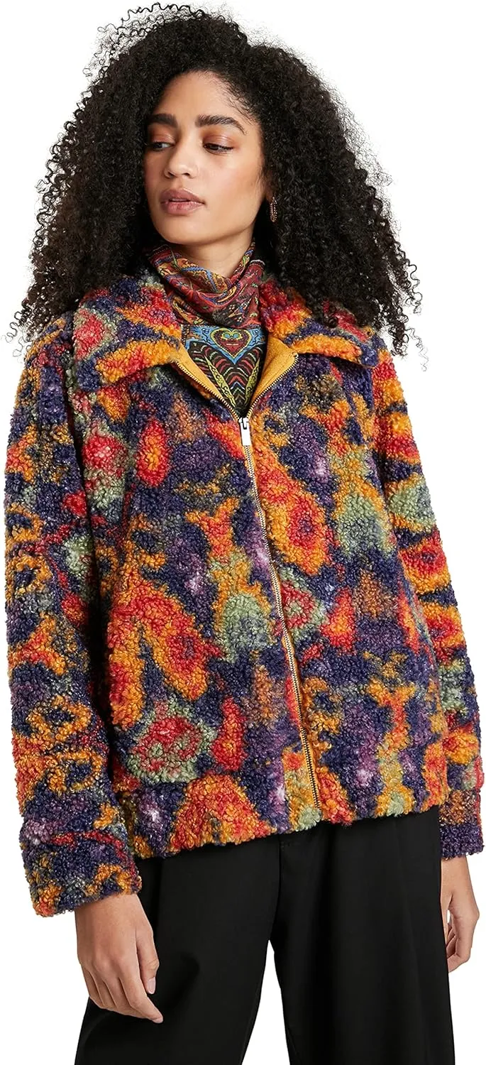 Desigual Damen Jacke „Chaq Colette“ by M. Christian Lacroix - Bunt gemustert 21WWEW989019 GR. XL Desigual Damen Jacke „Chaq Colette“ by M. Christian Lacroix - Bunt gemustert 21WWEW989019 GR. XL