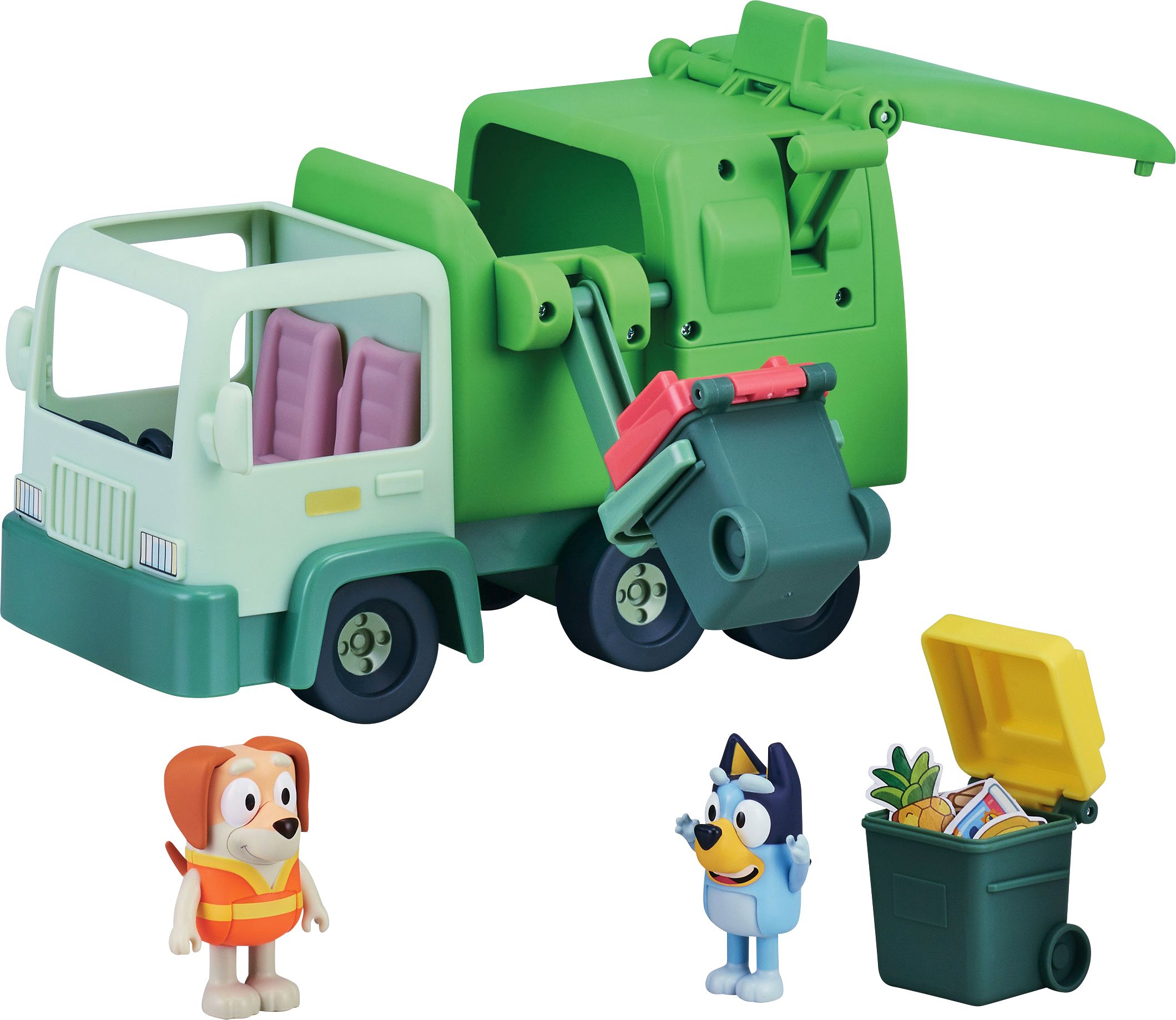 mooseToys, BLUEY, Müllwagen, Plastik