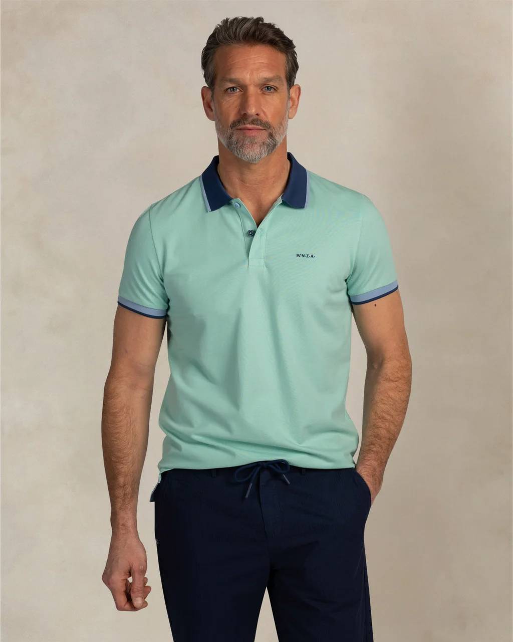 NZA 26CN131PL/M Poloshirt - Mint - M NZA 26CN131PL/M Poloshirt - Mint - M