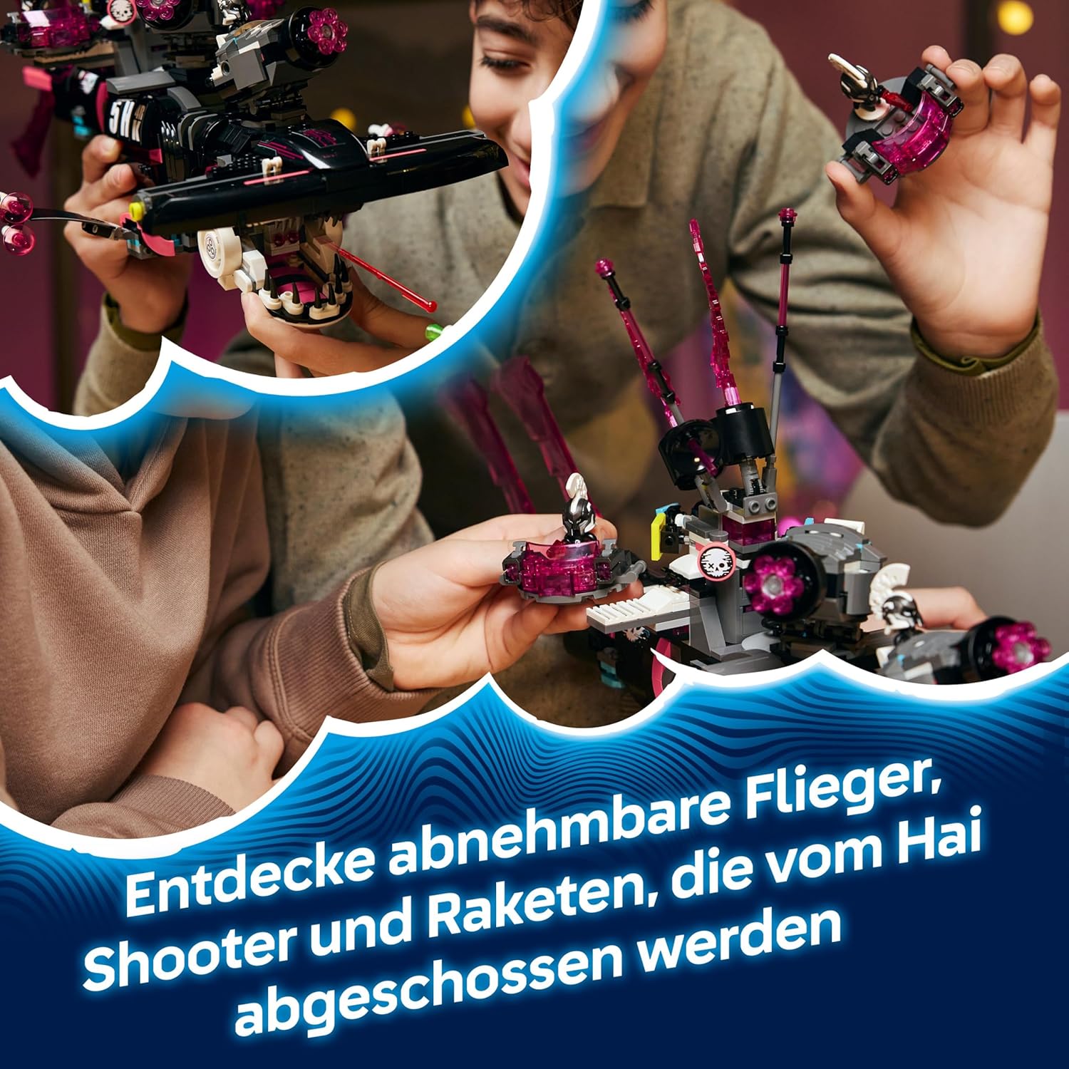 LEGO® DREAMZzz 71500 Albtraumhai U-Boot Werbung, Plakat